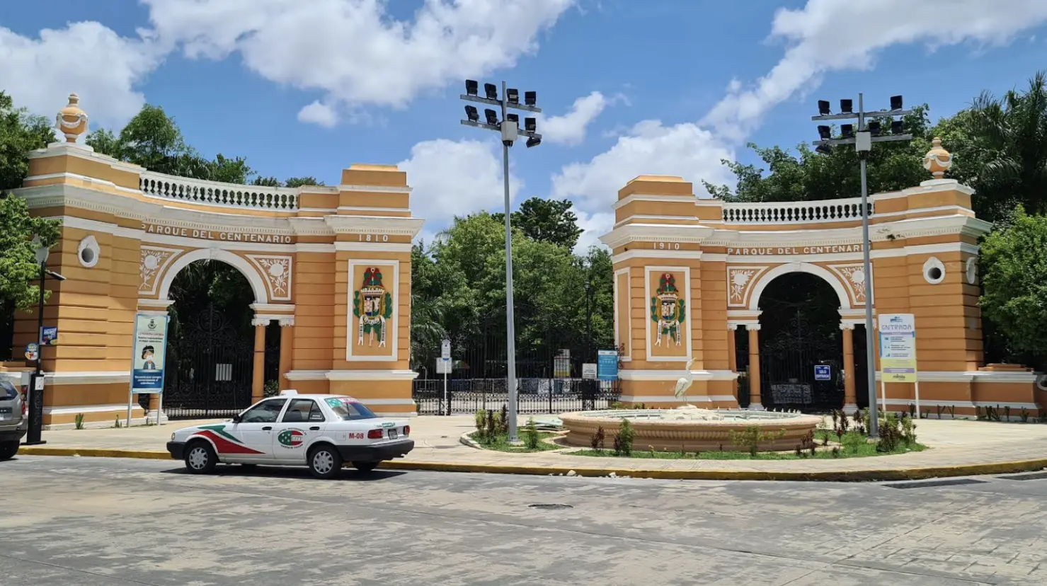 El Parque Centenario fue fundado en 1910 y lleva su nombre por los 100 años de la Independencia de México.- Fuente camus ballanger stephanie