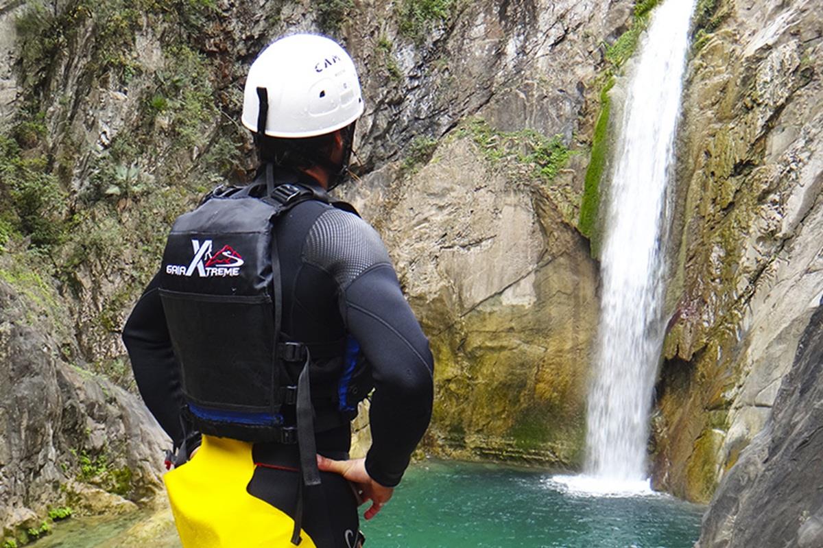 El cañón de Matacanes, considerado uno de los mejores cañones de agua del mundo. Foto: Gaia Xtreme