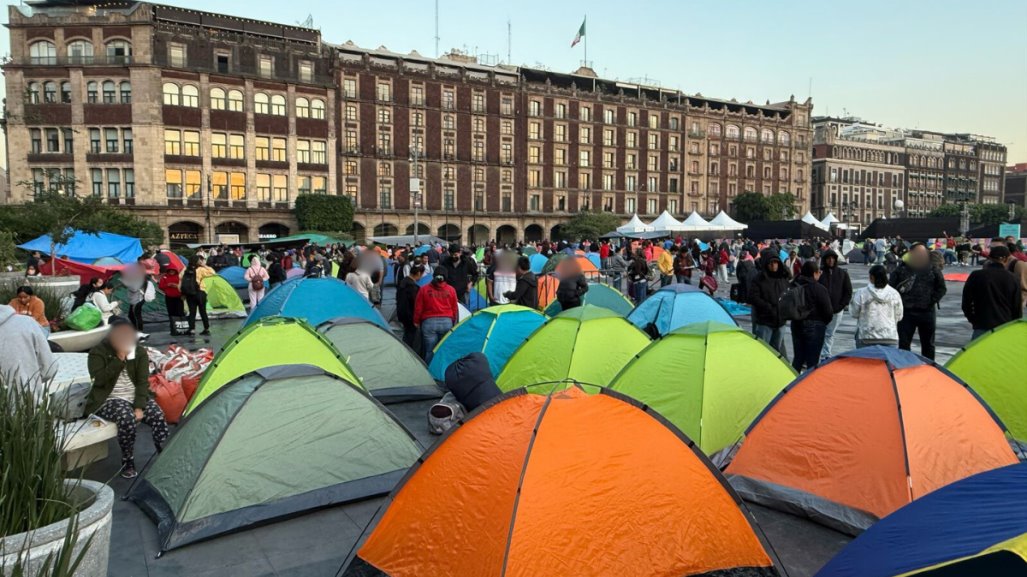 CNTE inicia paro nacional de 3 días en CDMX, realizan plantón en Zócalo y San Lázaro