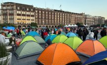 CNTE inicia paro nacional de 3 días en CDMX, realizan plantón en Zócalo y San Lázaro