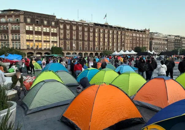 CNTE inicia paro nacional de 3 días en CDMX, realizan plantón en Zócalo y San Lázaro