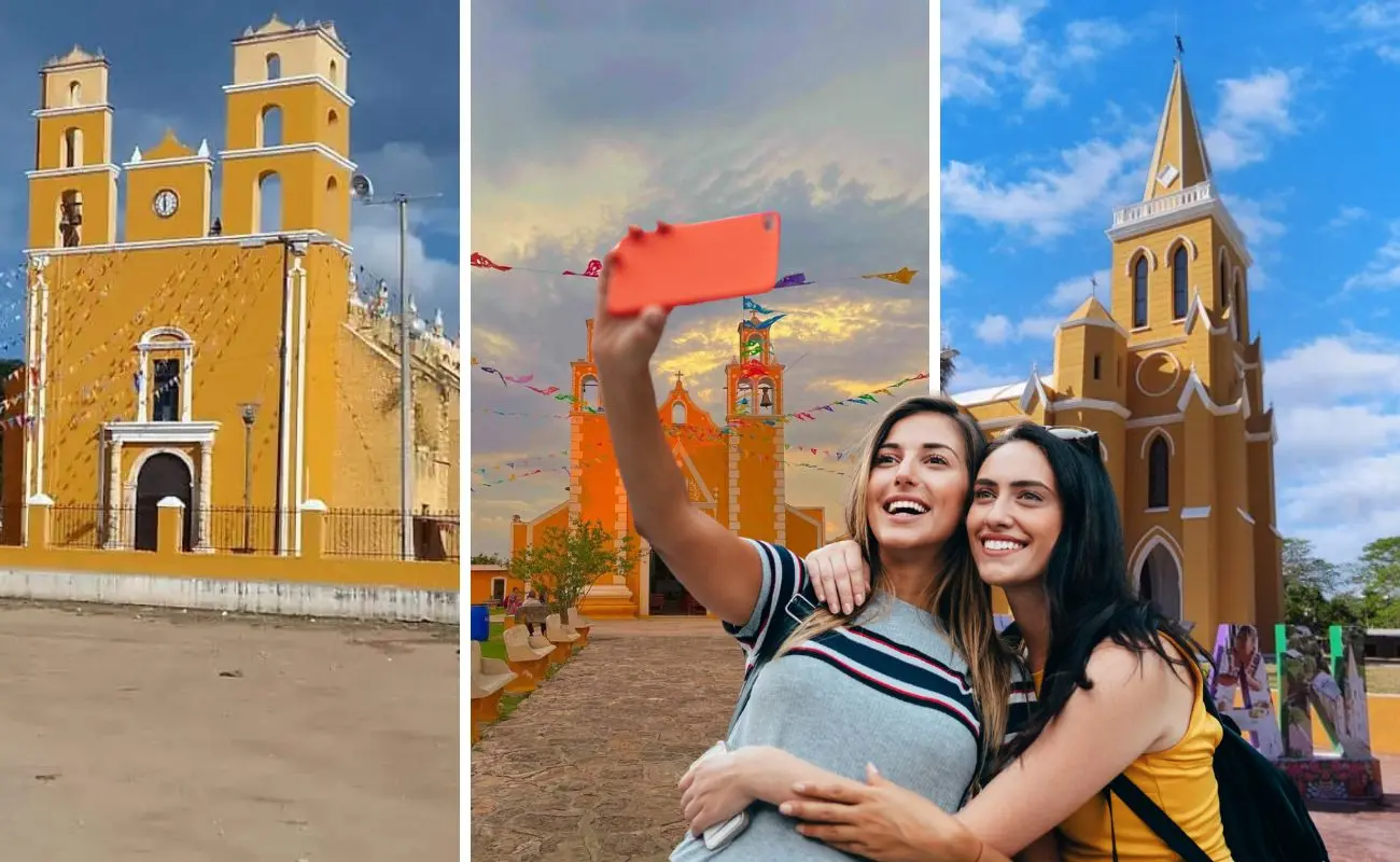 ¿Qué es la Ruta de los Conventos en Yucatán? Foto: @ElReyKimbila | Turismo Yucatán | Canva