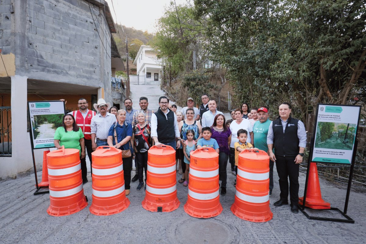 El alcalde de Santiago reiteró su compromiso de continuar con la realización de obras que sean necesarias para el bienestar de la comunidad. Foto: Gobierno de Santiago.