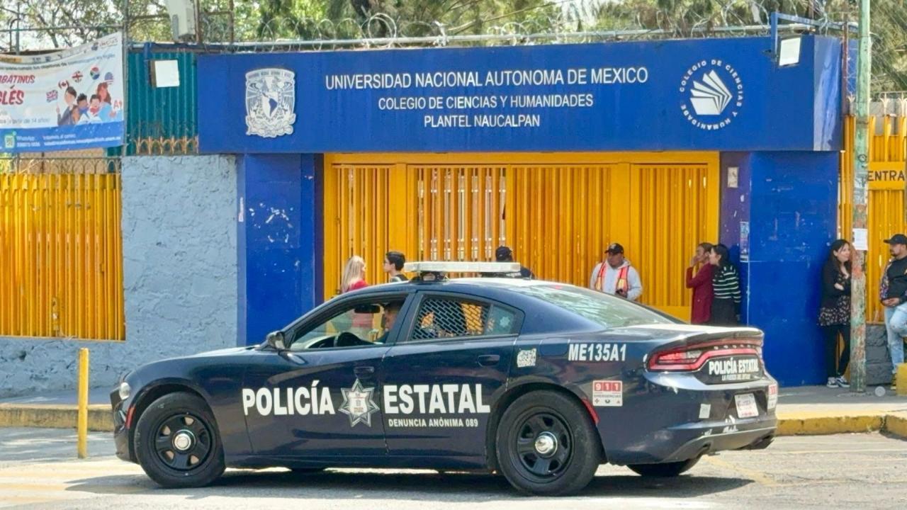 Alumno lesiona a profesor en CCH Naucalpan, suspenden clases temporalmente. Foto: Cortesía