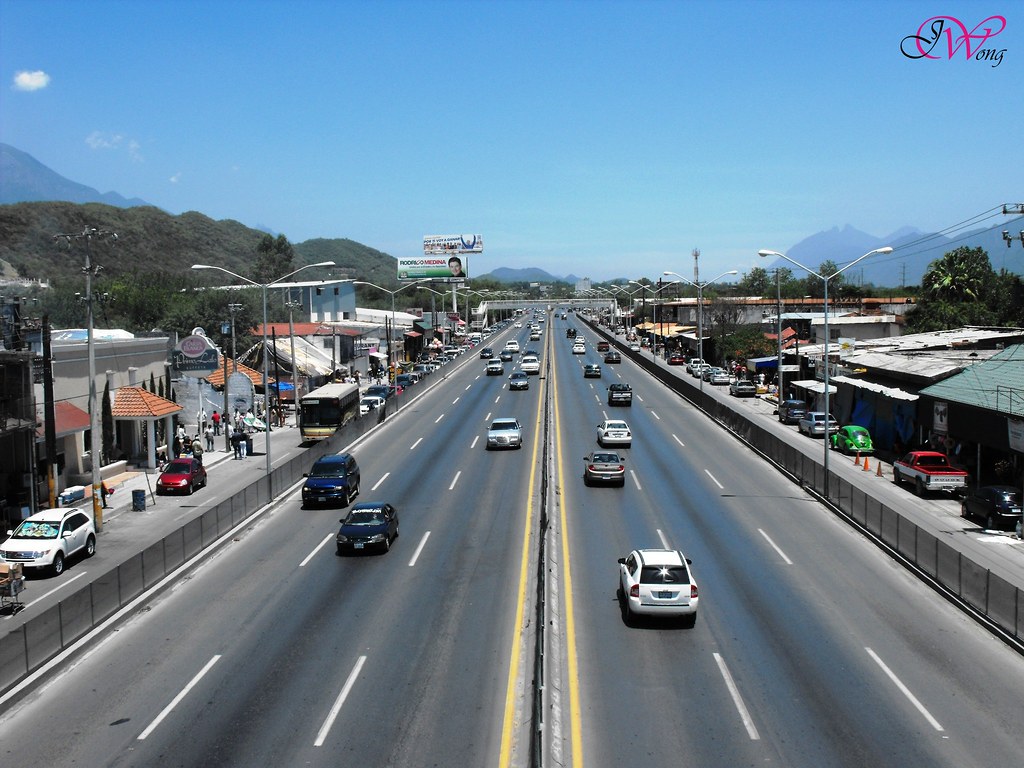 Carretera Nacional en Monterrey, Foto: Redes Sociales