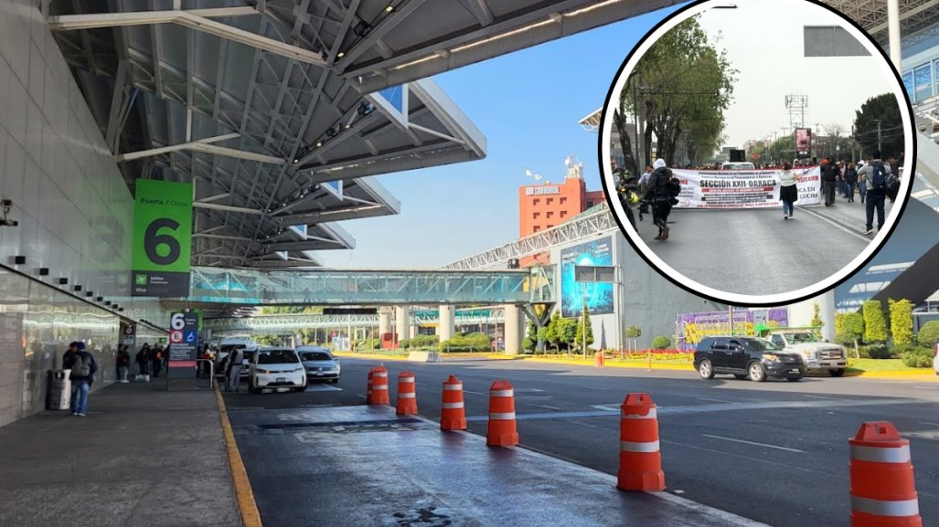 Por bloqueo de la CNTE, así puedes llegar a la Terminal 1 del AICM