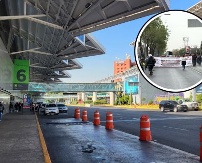 Por bloqueo de la CNTE, así puedes llegar a la Terminal 1 del AICM