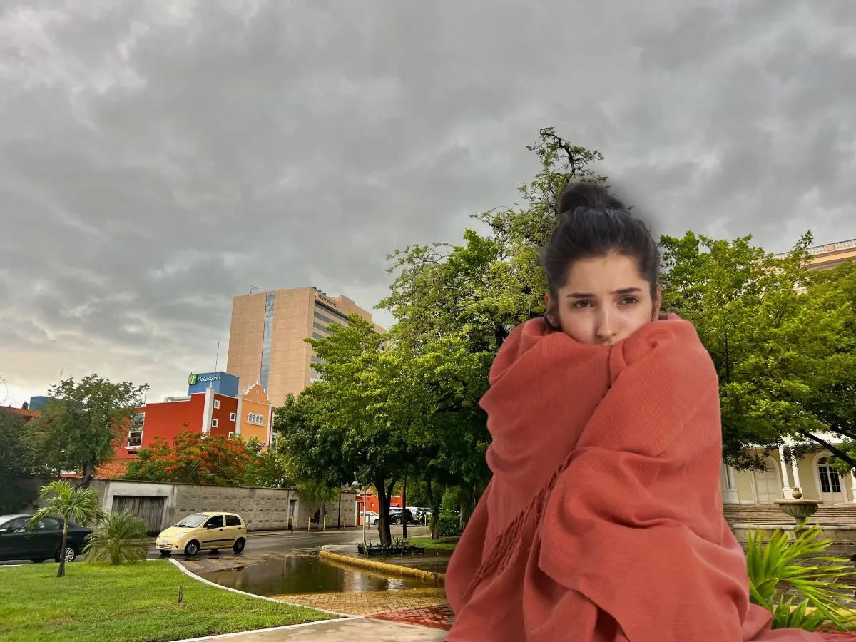 El paso del frente frío 36 por la región dejará bajas temperaturas por la mañana y noche así como lluvias dispersas.- Fuente archivo POSTA y Canva