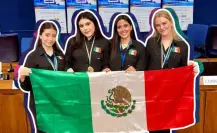 Estudiantes sudcalifornianas ganan oro en concurso de ciencias en Italia