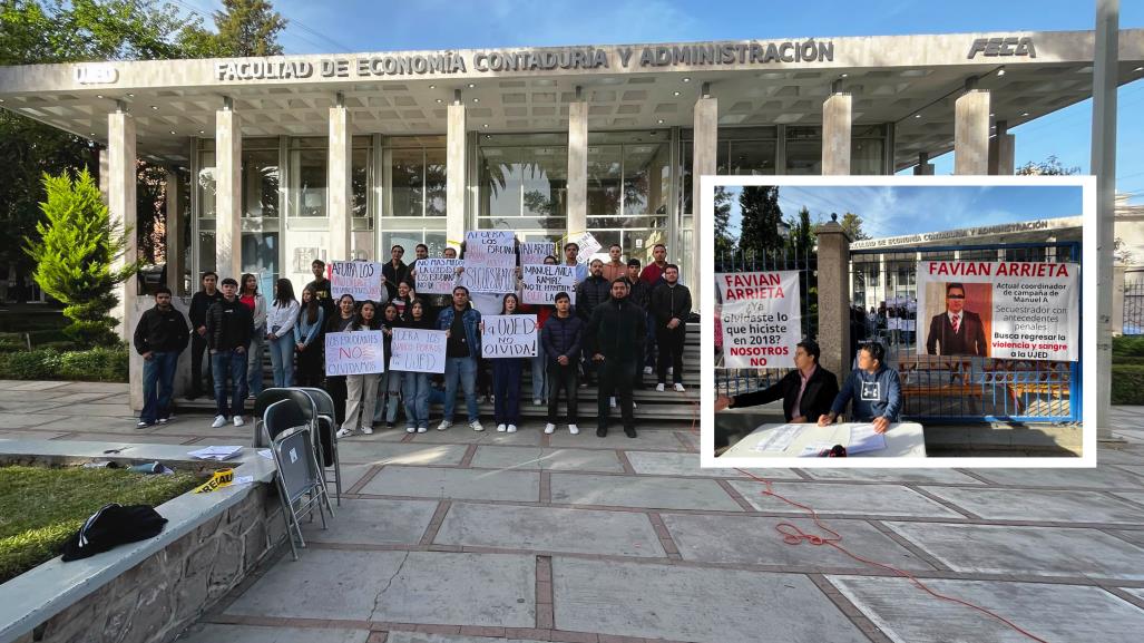 Alumnos toman la FECA; denuncian intromisión de anteriores líderes en campaña por FEUD 