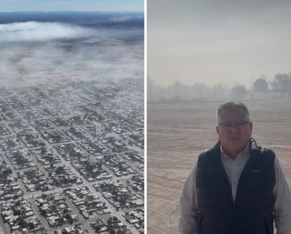 Incendio en basurero de Comondú cubre de humo a Ciudad Constitución