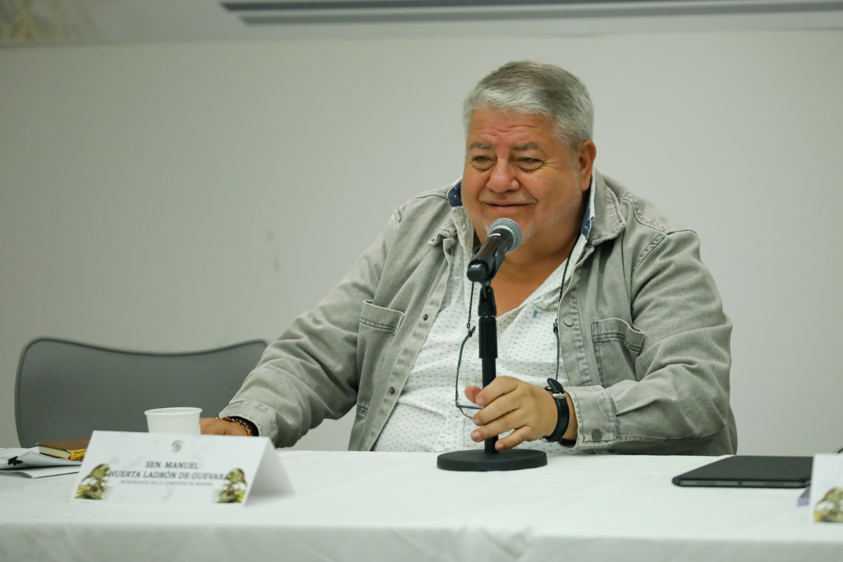 Senador Manuel Huerta. Foto: Senadores de morena LXVI Legislatura