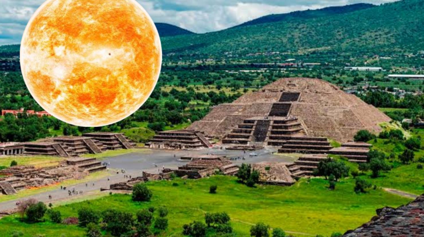 Miles de personas se congregan para recargar energía en Teotihuacán. Imagen: Gobierno de México.