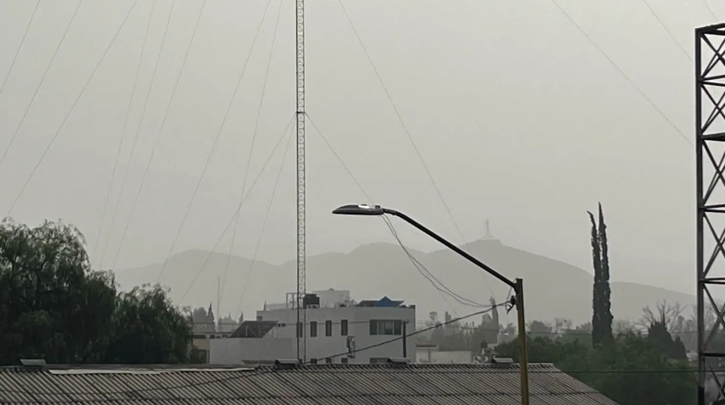 Polvo en Saltillo. Foto de Leslie Delgado.