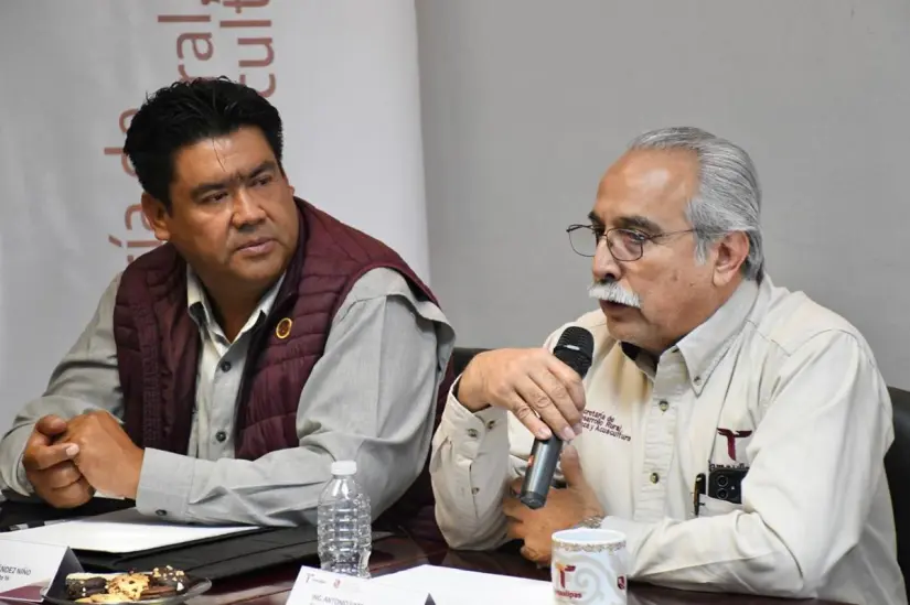 El Ingeniero, Antonio Varela Flores, titular de la Secretaría de Desarrollo Rural en Tamaulipas, dijo que se trabaja para hacer frente a la problemática de  incendios forestales. Foto: Gobierno del Estado