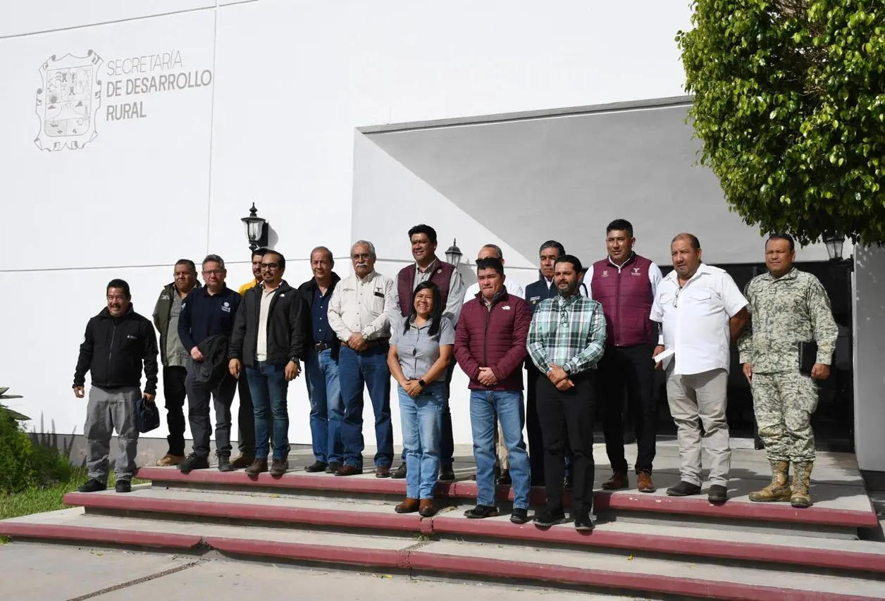 Secretaría de Desarrollo Rural, Pesca y Acuacultura, diputados locales y dependencias estatales y federales, presenciaron la Segunda Reunión Ordinaria del Comité Estatal de Manejo del Fuego. Foto: Redes Sociales