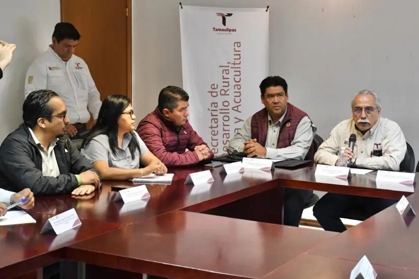 Antonio Varela Flores, titular de la Secretaría de Desarrollo Rural en Tamaulipas, dijo que se trabaja para hacer frente a la problemática de  incendios forestales. Foto: Gobierno del Estado