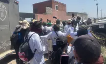 Colectivos buscadores acusan montaje en recorrido en Rancho Izaguirre, en Teuchitlán, Jalisco