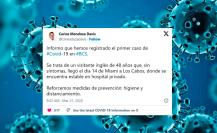 Un día como hoy, hace 5 años, se registró el primer caso de Covid-19 en BCS