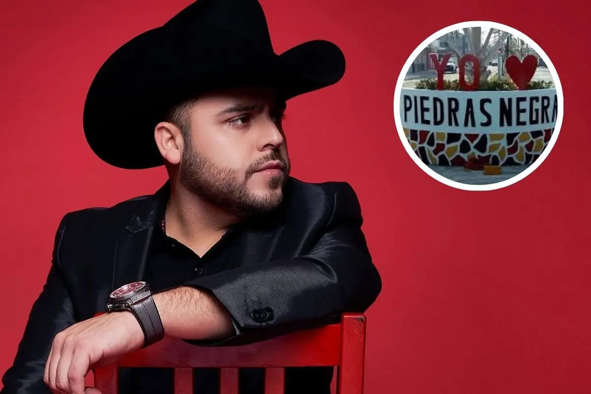 Gerardo Ortiz en la Feria de Piedras Negras. Foto de Sony y Piedras Negras.