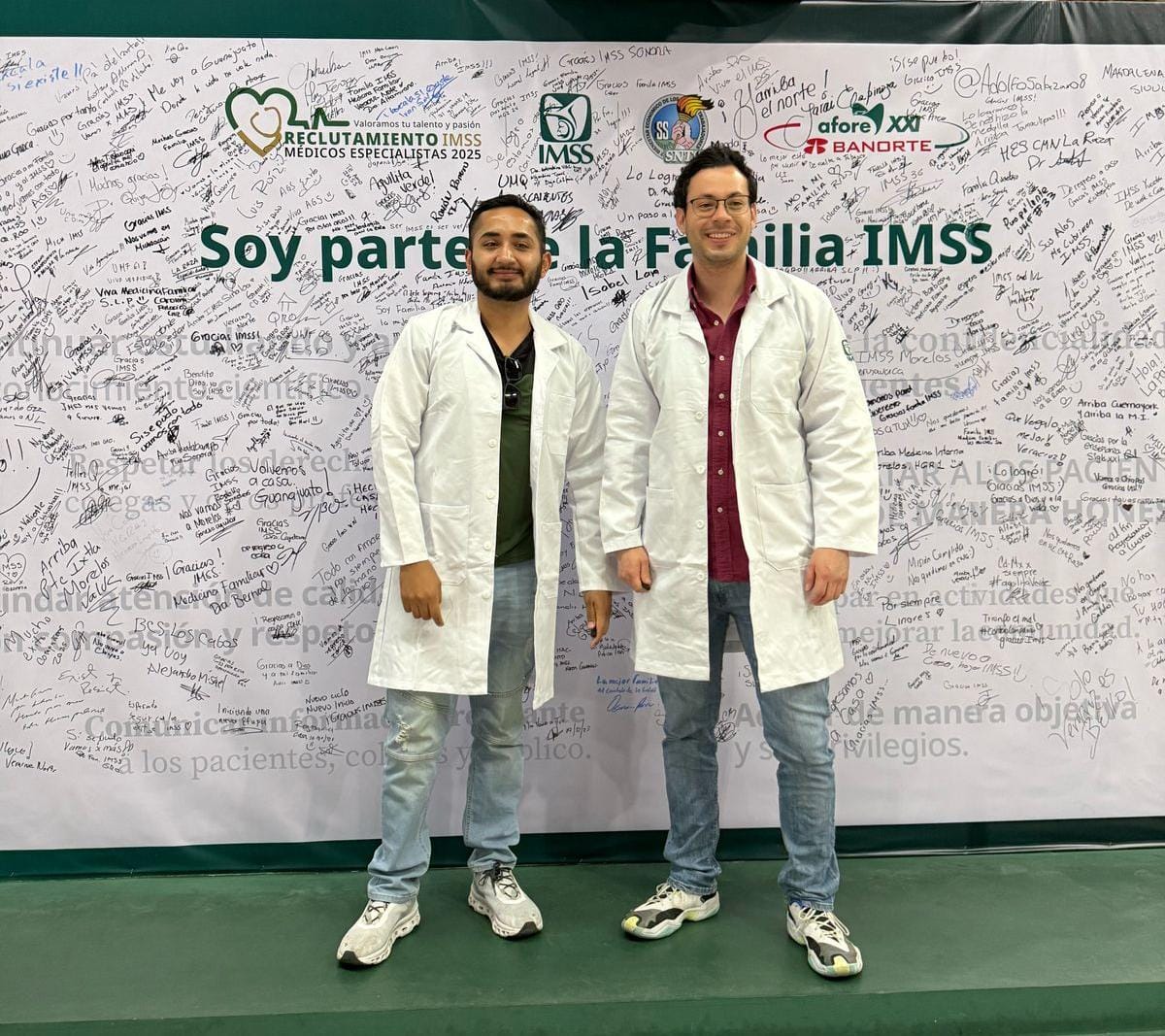 El IMSS Tamaulipas dio a conocer esta semana que 249 médicos especialistas comenzarán labores en la institución. Foto: Redes sociales 