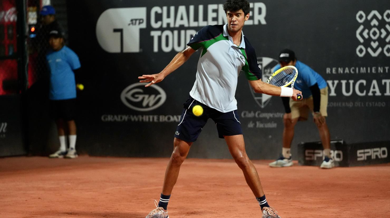 El tenista yucateco Rodrigo Pacheco ha tenido una destacada participación en el Yucatán Open.- Fuente Yucatán Open 