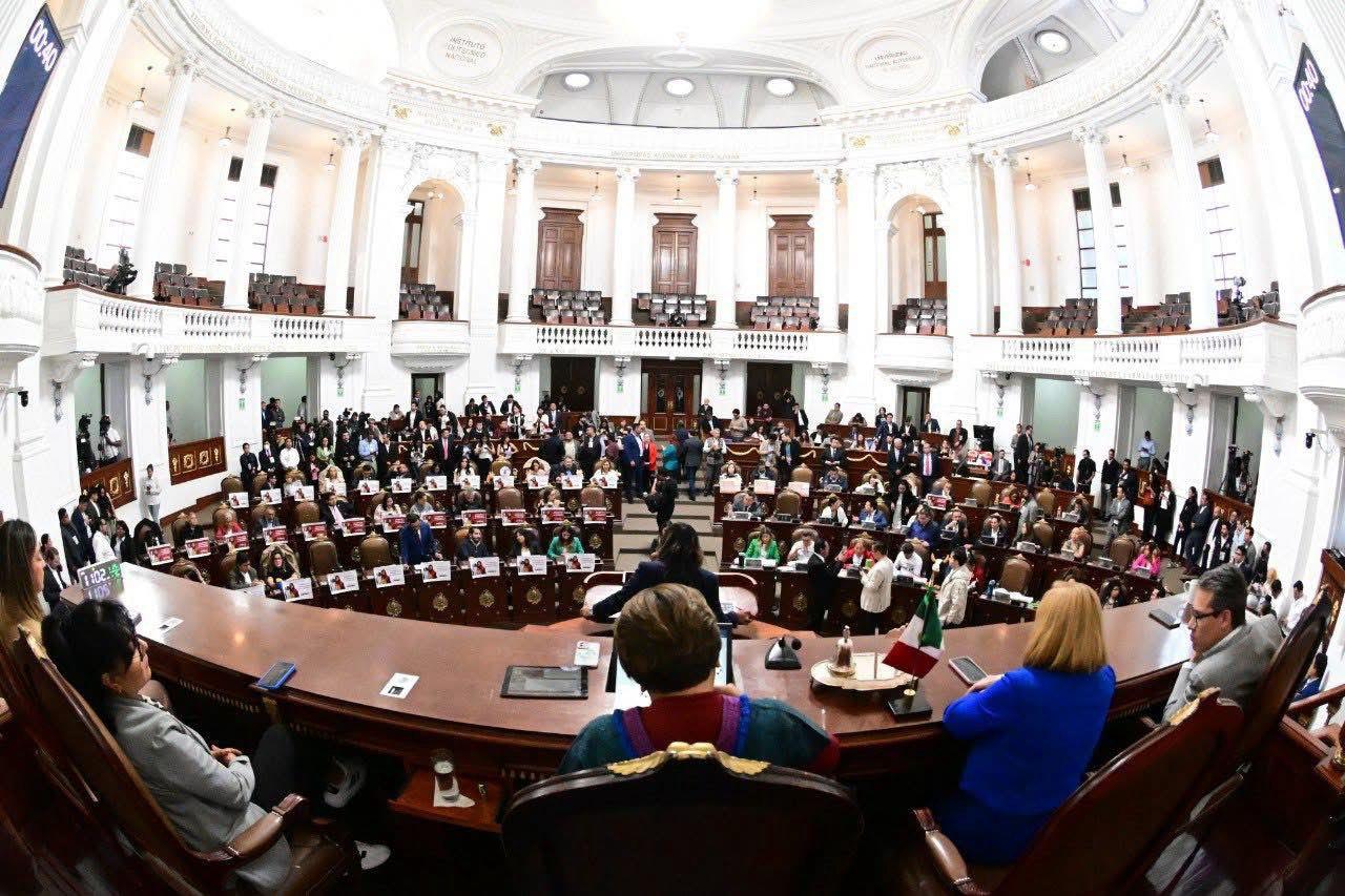 Sesión en el Congreso de la Ciudad de México    Foto: Congreso CDMX