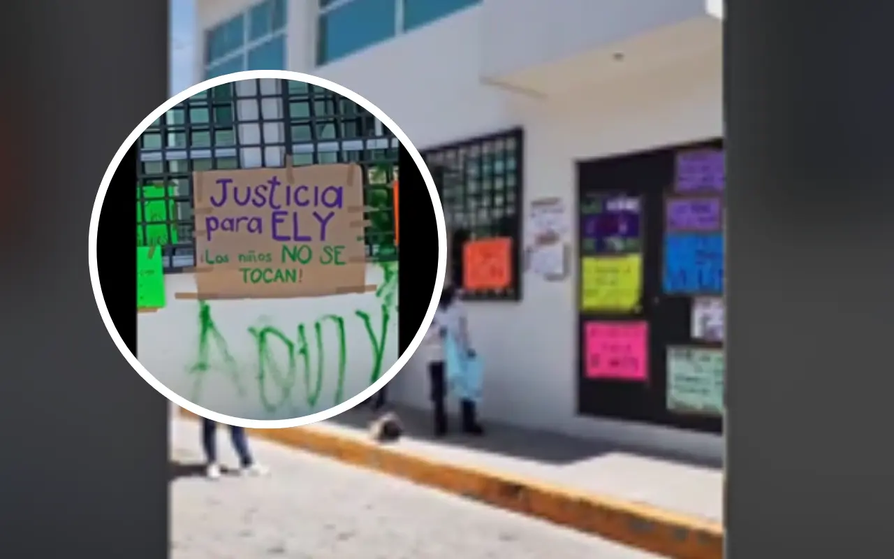 Protestan por el abuso de una menor de 3 años en guardería del IMSS en Tecámac Estado de México. Foto: Captura (Canva)