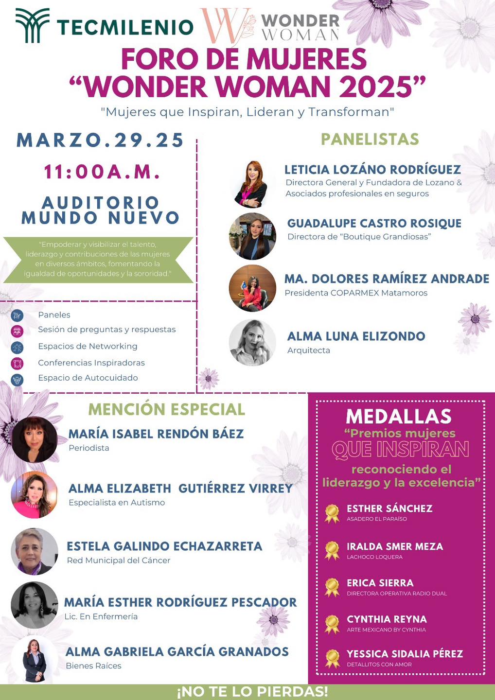 El 29 de marzo, el Centro de Convenciones Mundo Nuevo en Matamoros, Tamaulipas, será el escenario del Foro Wonder Woman 2025, un evento diseñado para inspirar, conectar y fortalecer a las mujeres emprendedoras de la región. Foto: Redes sociales