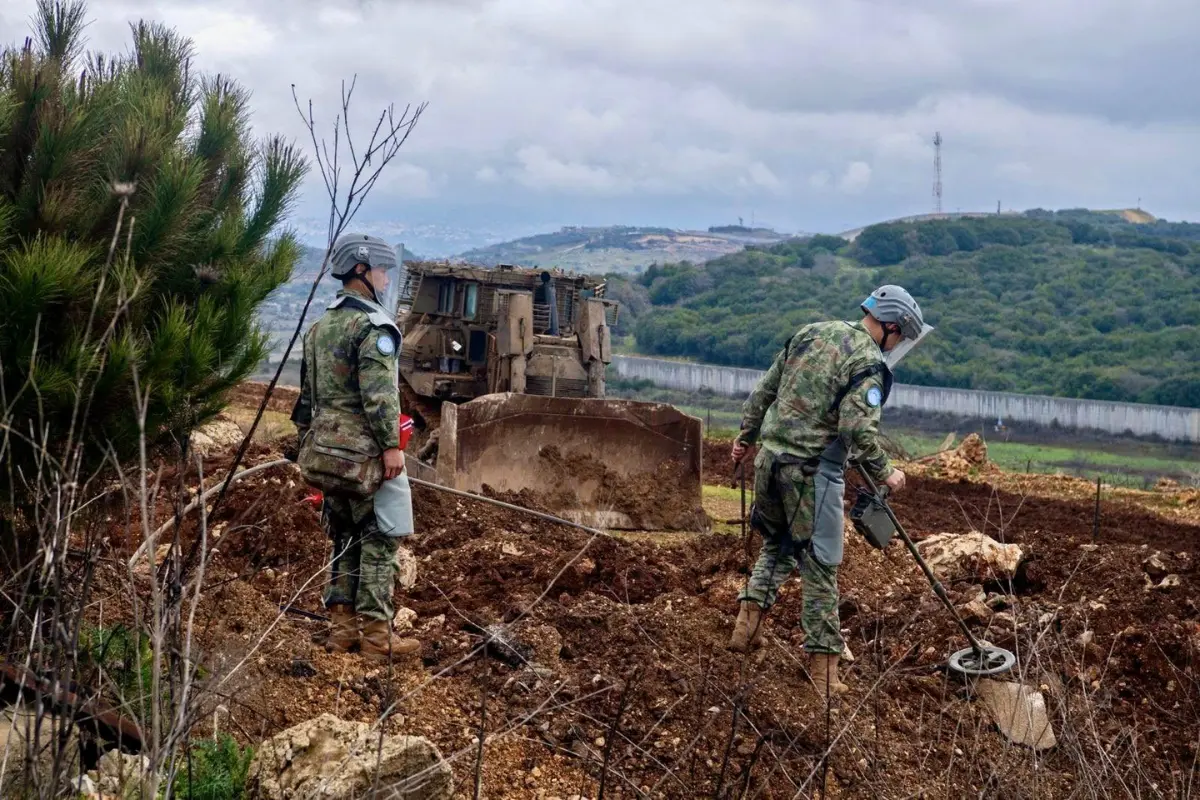 Fuerzas Armadas del Líbano en su redespliegue en el sur de Líbano. Créditos: FB UNIFIL.