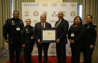 Escobedo recibe triple acreditación CALEA por cumplir estándares de excelencia en seguridad