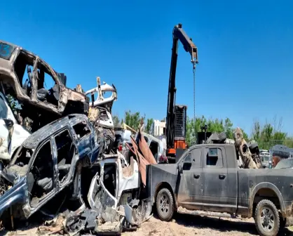 Destruye Fiscalía 45 vehículos blindados asegurados al crimen organizado en Tamaulipas