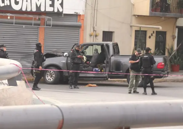 Balacera en Monterrey deja un muerto y dos heridos, mientras que el agresor fue neutralizado a balazos
