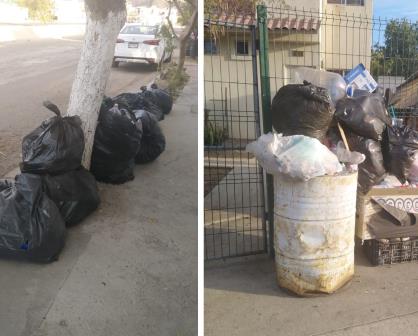 Usuarios denuncian que no pasó el camión de basura en varias colonias de La Paz