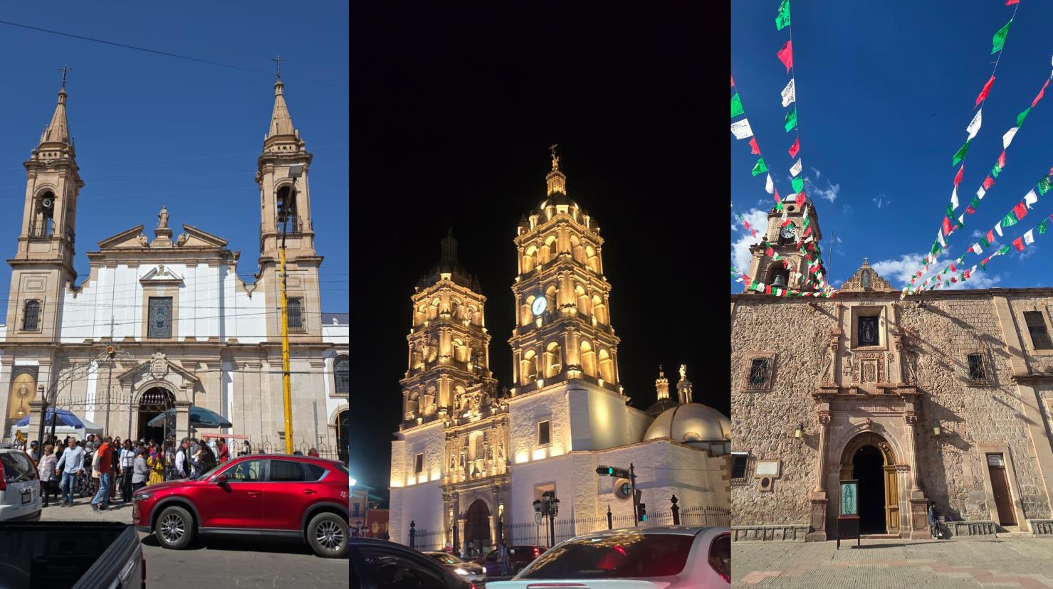 Foto: Gerardo Lares | Estos son algunos de los templos del centro de Durango que tendrán viacrucis viviente.