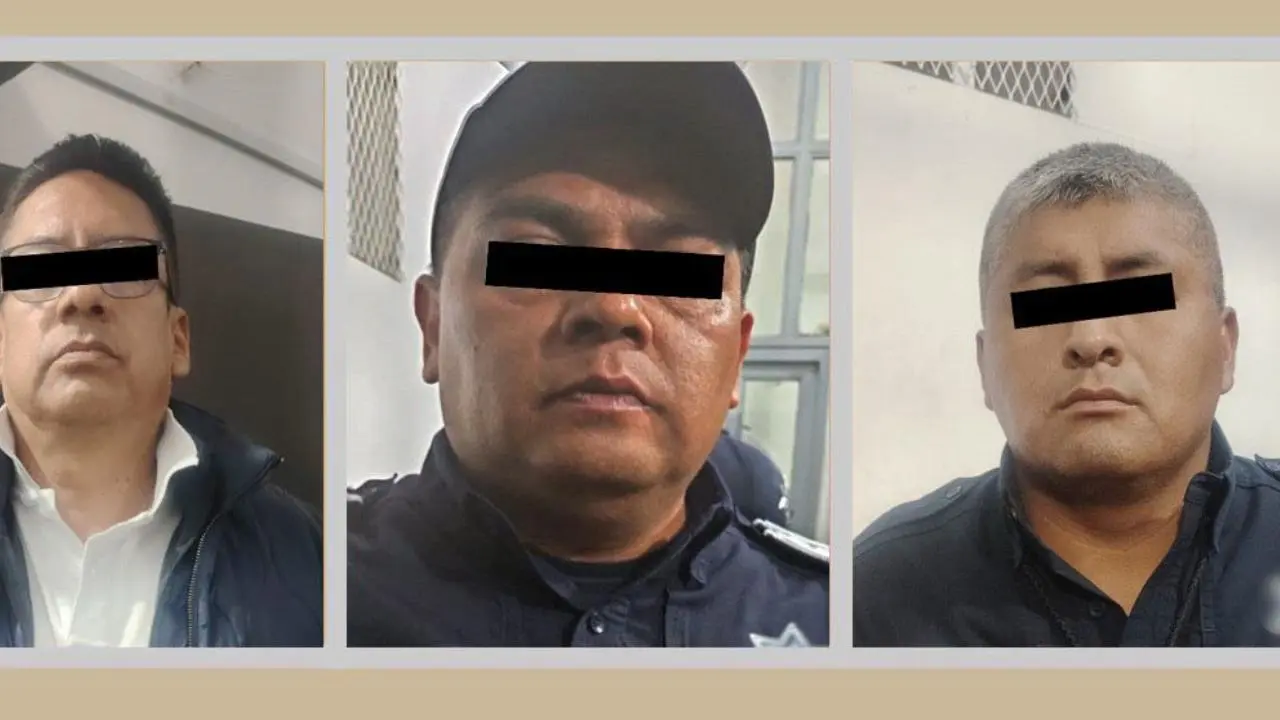 Detienen a tres custodios del penal de Jilotepec por extorsión. Foto: @SS_Edomex