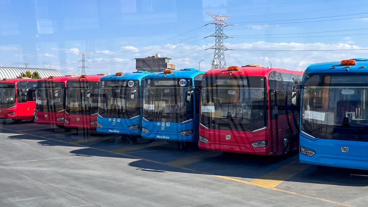 Edomex avanza hacia la electromovilidad en el transporte público. Foto: @FotoMovilidadMX