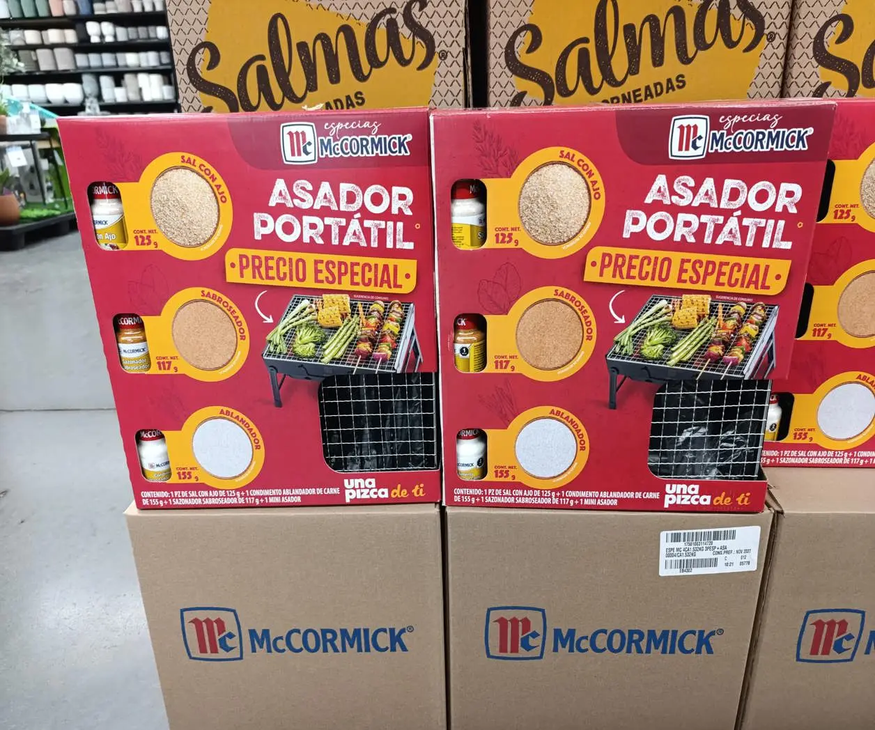 Este producto puedes obtenerlo al comprar tres de los sazonadores de la marca McCormick, paquete que ya está disponible en Tamaulipas. Foto: Victoria Jiménez.