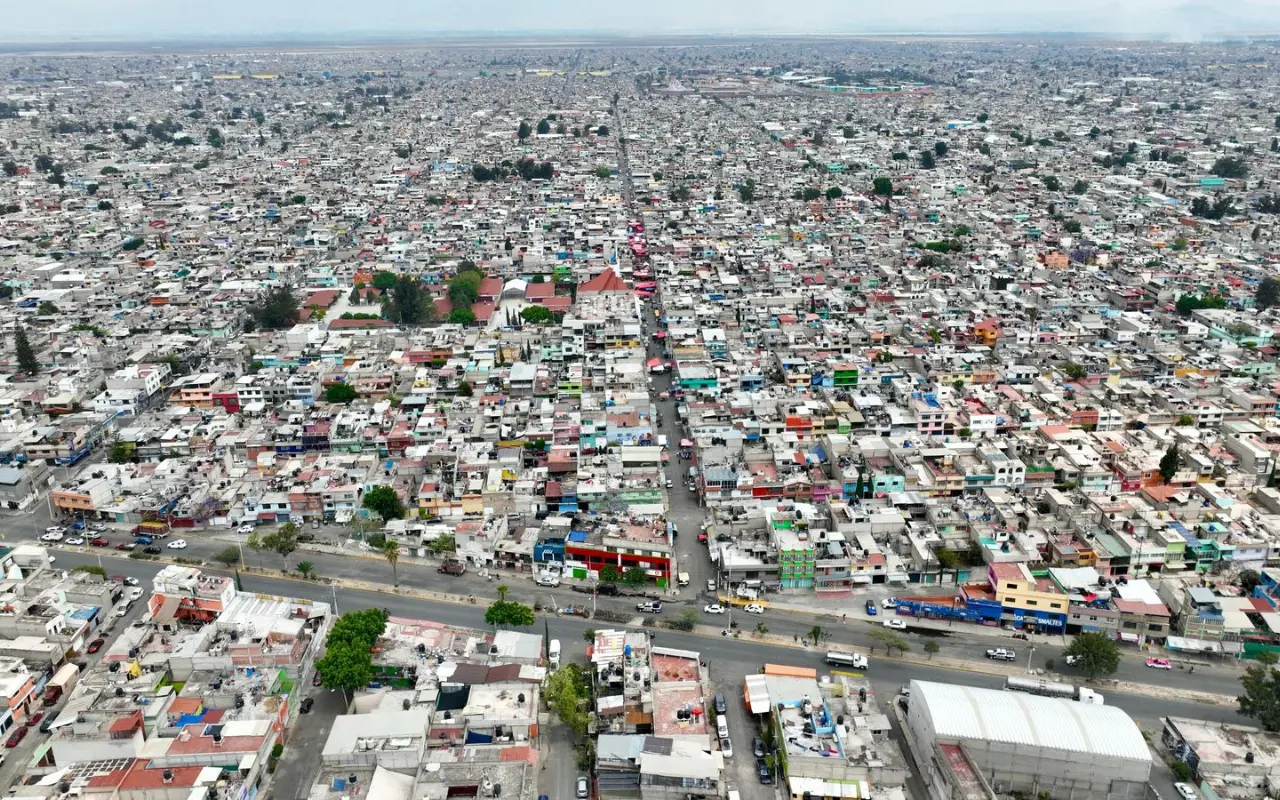 Ecatepec vista des de un dron. Foto: Israel Lorenzana