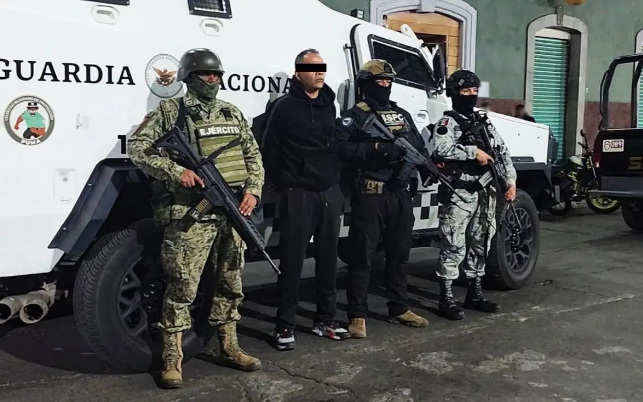 Detención de El Lastra. Foto: X (@OHarfuch)