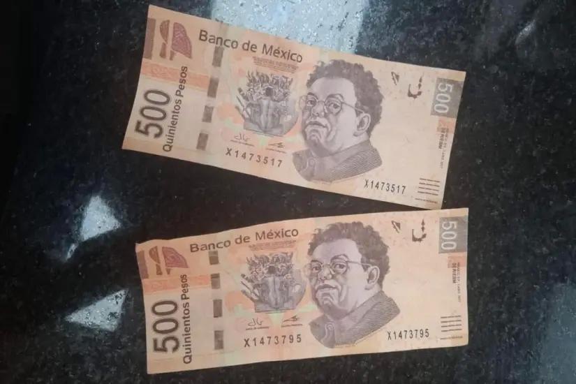 Los billetes de 500 pesos son los más susceptibles de falsificación. Foto: Axel Hassel