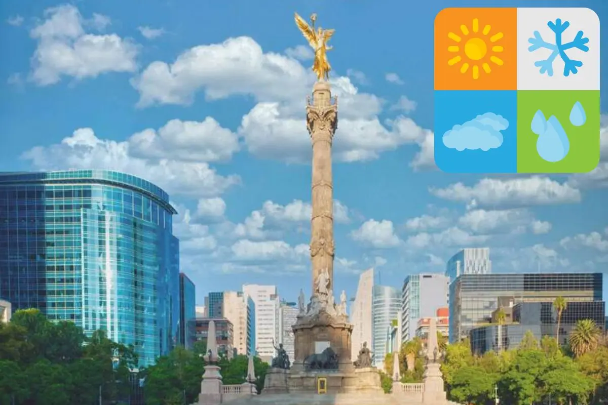 De fondo Ángel de la Independencia en CDMX. Foto: Gobierno de CDMX | Canva