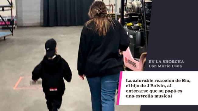 La adorable reacción de Río, el hijo de J Balvin, al enterarse de que su papá es una estrella musical