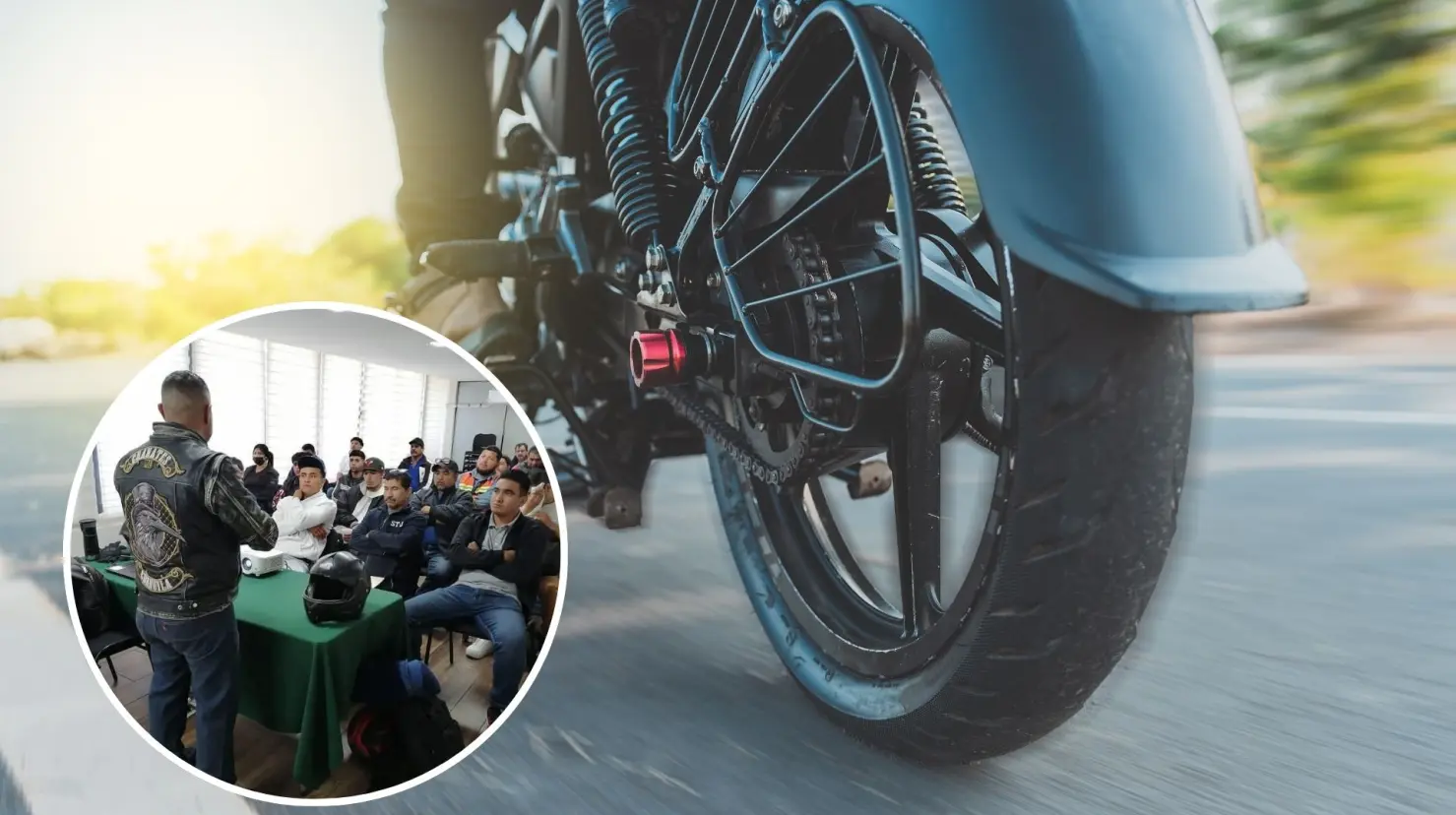 Cerca del 30 por ciento de los motociclistas que han acudido a los cursos defensivos lo han hecho por voluntad propia. (Fotografía: Gobierno de Torreón | Canva)