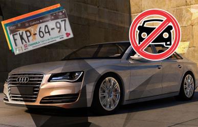Prohibición Federal: Coahuila no puede plaquear autos chocolate