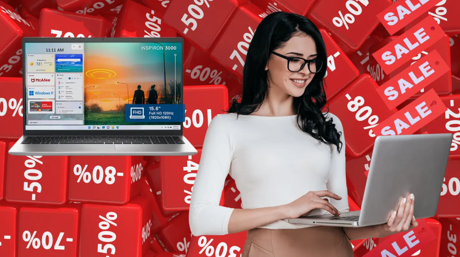 Liverpool tiene esta laptop Dell con casi el 60% de descuento. Foto: Canva | Liverpool.