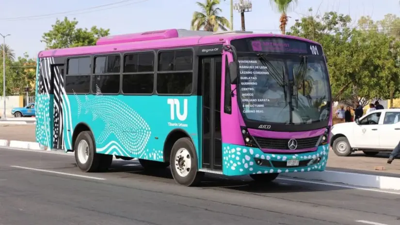 La tarifa del pasaje ha bajado de 16 a 12 pesos por trayecto, eliminando el esquema de transbordos. Foto: Más Noticias BCS