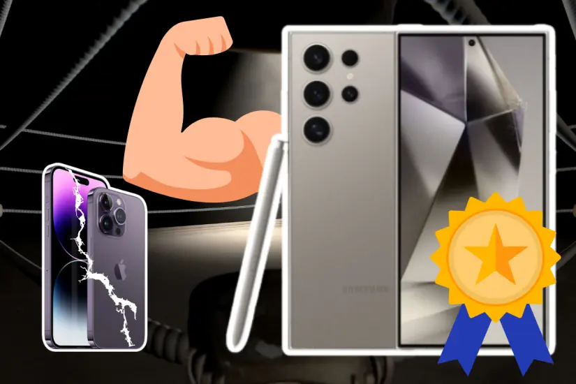 En esta ocasión, la IA eligió el  Samsung S24 como el mejor dispositivo sobre el iPhone 14. Foto: Canva