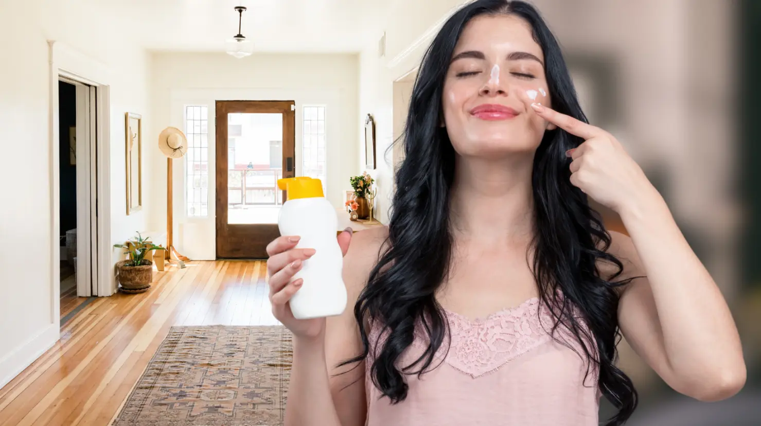 ¿Por qué debes utilizar protector solar aún si te quedas en casa, según expertos? Foto: Canva