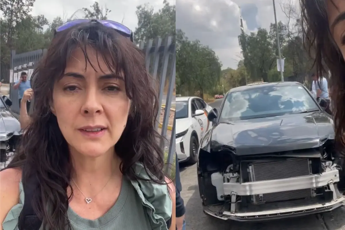 La actriz Verónica Jaspeado denunció por medio de un video que su auto fue desvalijado en CU. Foto: Captura de pantalla IG (@verojaspeado)